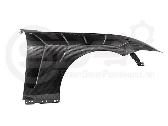 2024-UP FORD MUSTANG S650 | GTD STYLE CARBON FIBER FRONT SIDE VENTED FENDERS